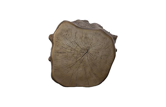 Log Stool, Bronze, SM