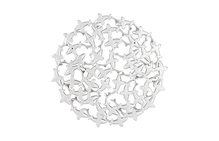 Koi Wall Art, Silver Leaf