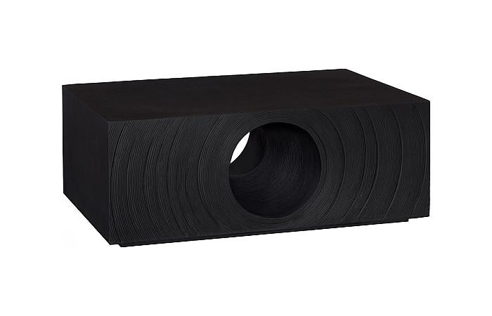 Void Coffee Table, Black Stone