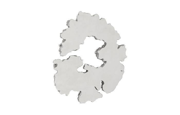 Lava Slice Wall Art, Resin, Stainless Steel, LG