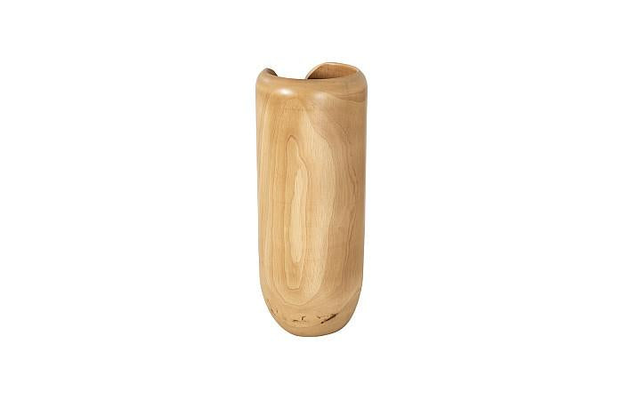 Interval Wood Vase, Natural, Medium