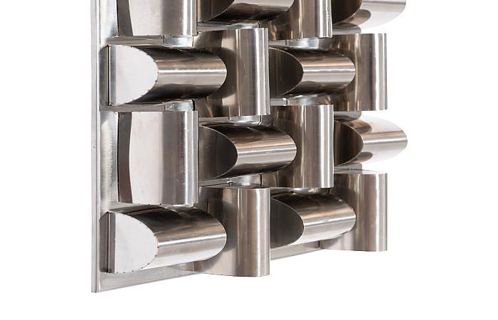 Arete Wall Tile, Stainless Steel