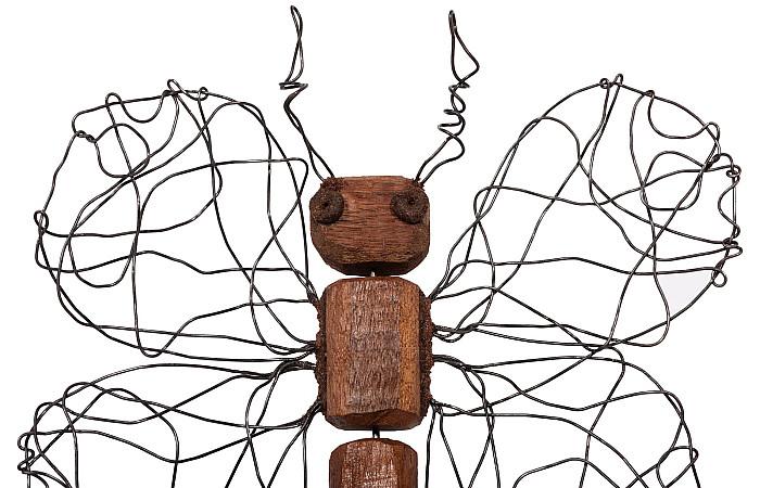 Wire Wing Butterfly Wall Art, SM