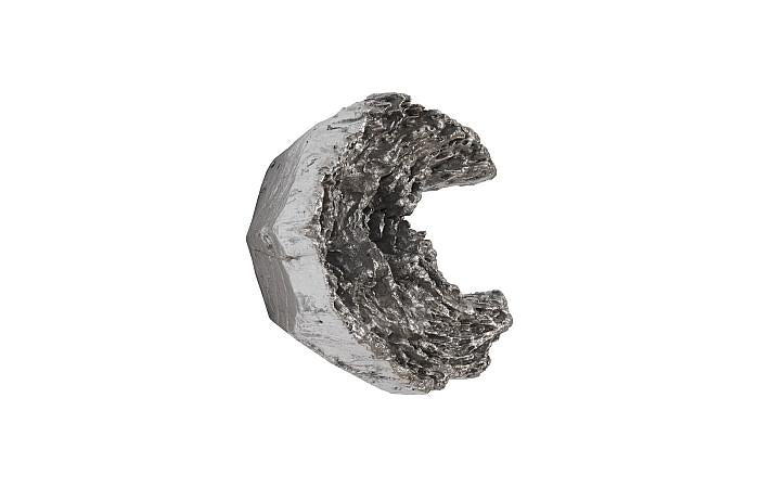 Cast Eroded Wood Circle Wall Tile