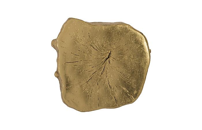 Log Wall Tile, Gold Leaf