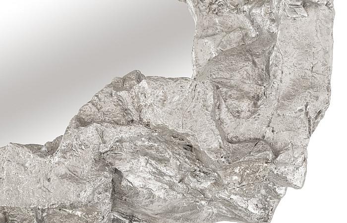 Rock Pond Mirror, Silver Leaf