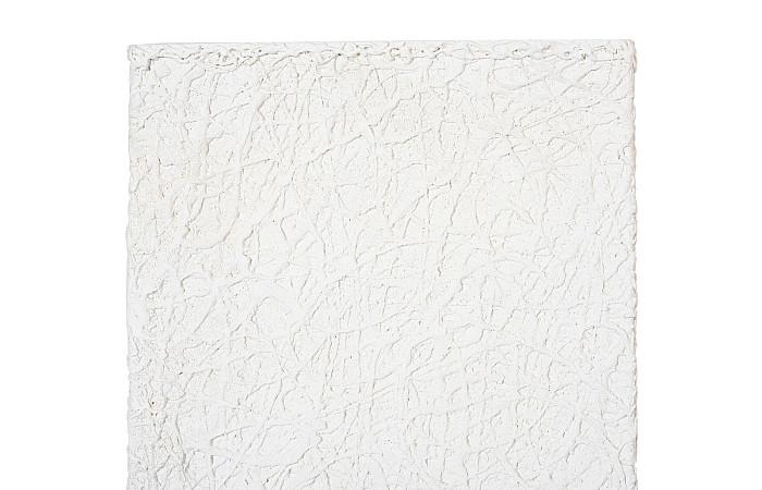 String Theory Pedestal, White Stone, Large