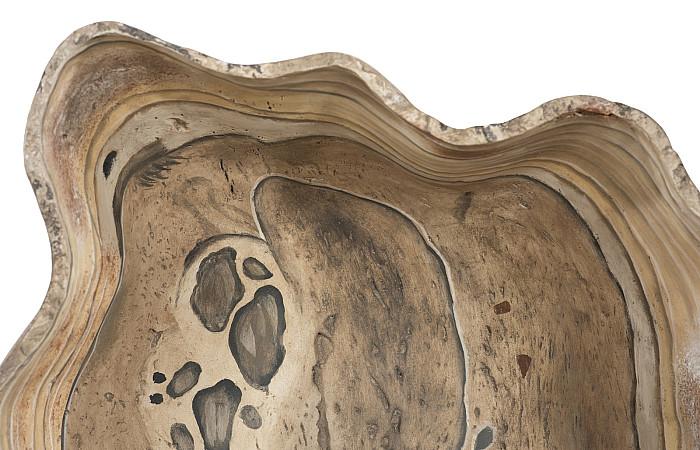 Cast Wall Onyx Bowl, Faux Finish, LG