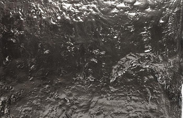 Slate Pedestal, Large, Liquid Silver