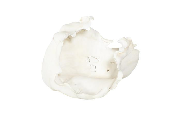 Cast Root Bowl, Open, Faux Bleached