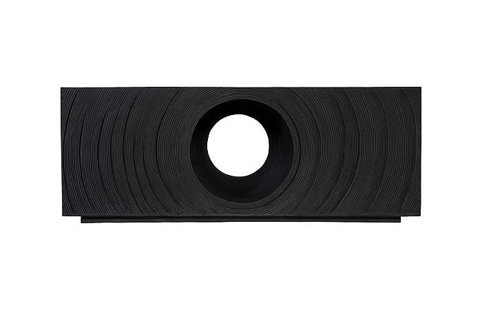 Void Coffee Table, Black Stone