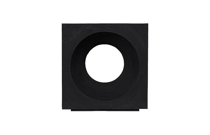 Void Side Table, Black Stone