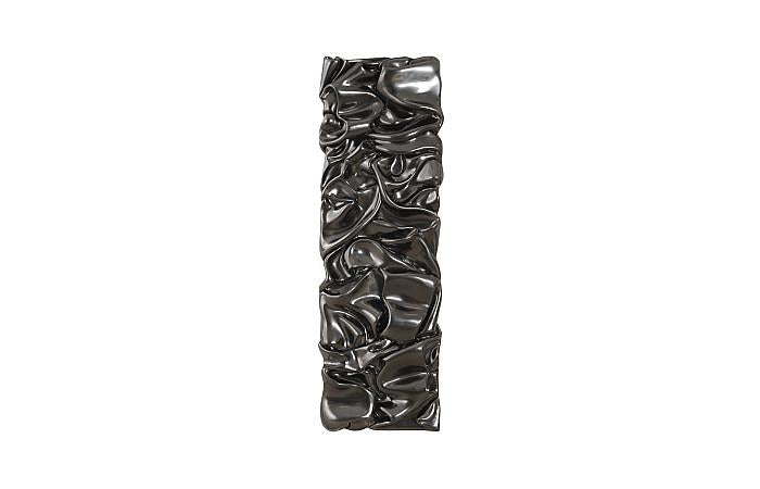 Drape Wall Art, Liquid Silver