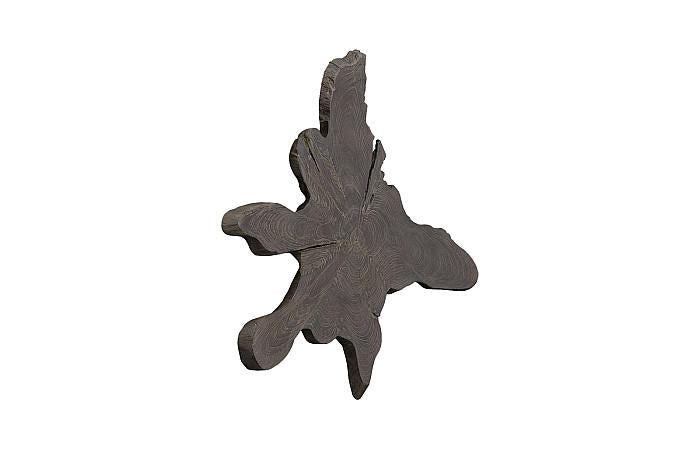 Freeform Teak Wall Slice , LG, Dark Gray