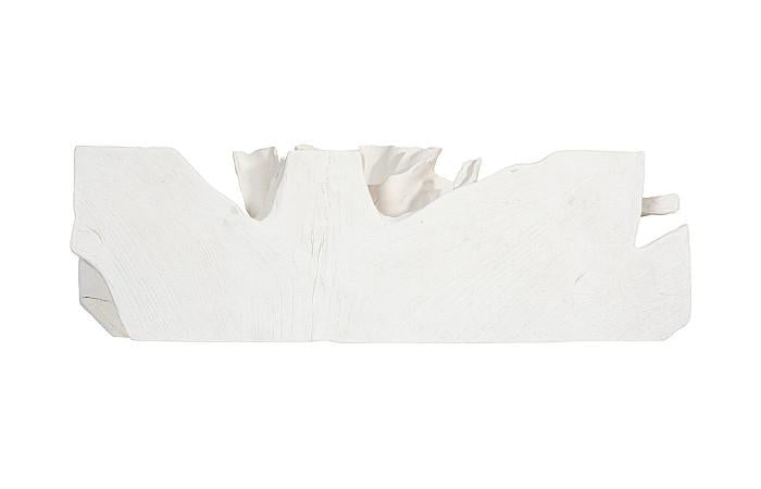 Contour Cast Root Console, White Stone