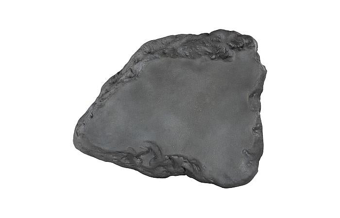 Cast Boulder Coffee Table, Charcoal Stone, Large