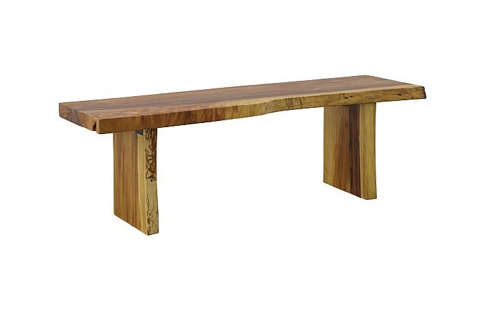 Freeform Bench, Natural, Live Edge