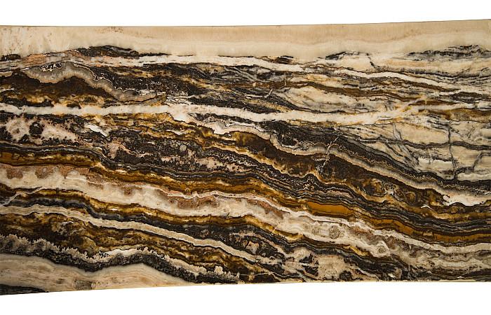 Onyx Console Table, Stainless Steel