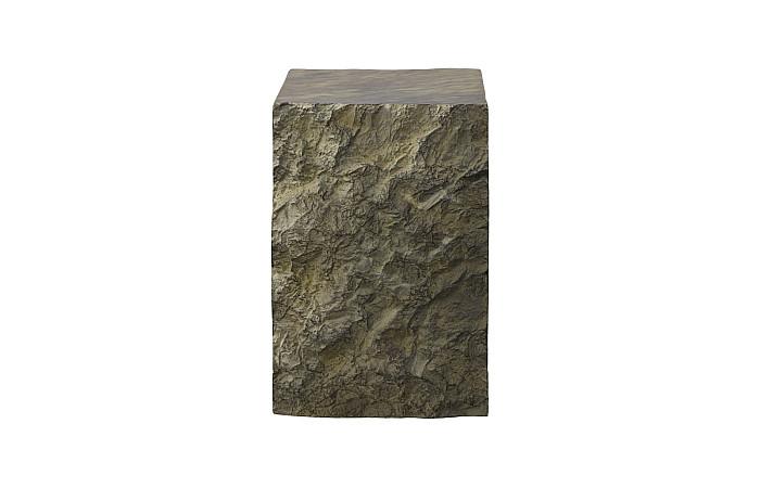 Cast Marble Stool, Faux Finish