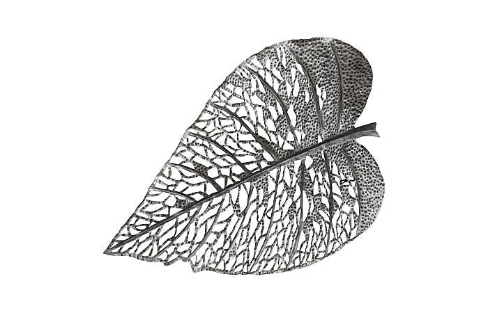 Birch Leaf Wall Art, Silver, LG