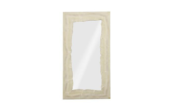 Onyx Mirror, White