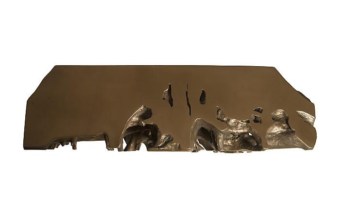 Beau Cast Root Console Table, Bronze