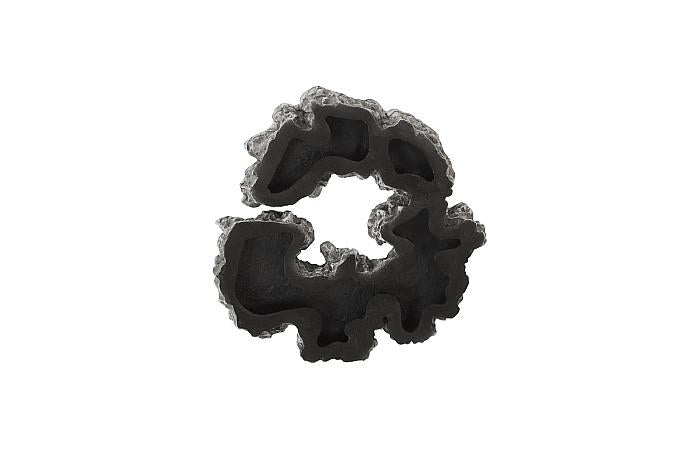 Lava Slice Wall Art, Resin, Stainless Steel, SM