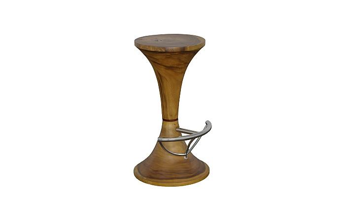 Marley Bar Stool, Chamcha Wood , Natural