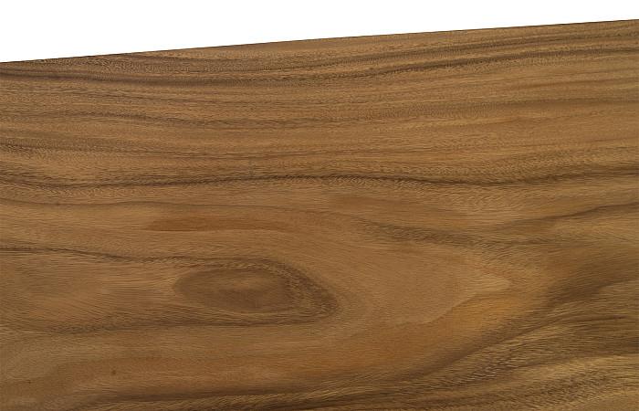 Iron Frame Standing Desk with Drawers, Natural, Bar Height