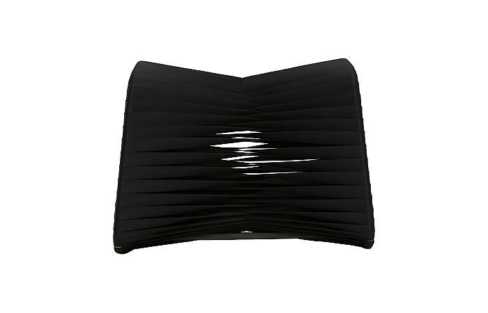 Seat Belt Ottoman, Black/Black