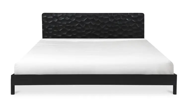 Misaki Queen Bed Black