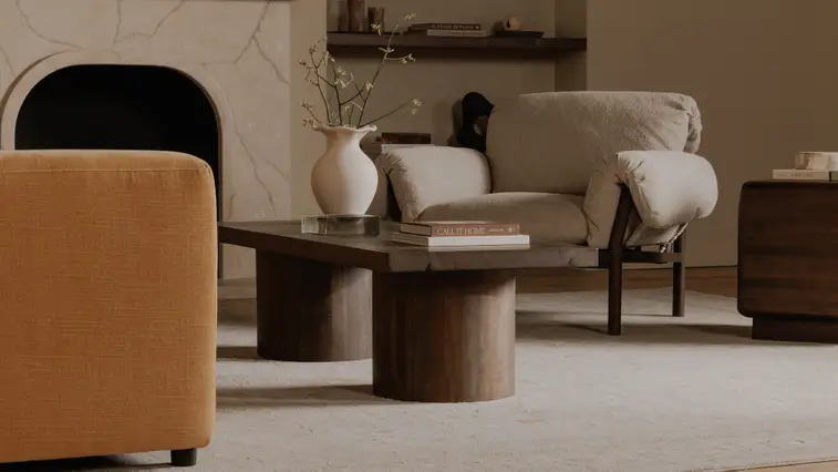 Hadley Coffee Table Warm Brown